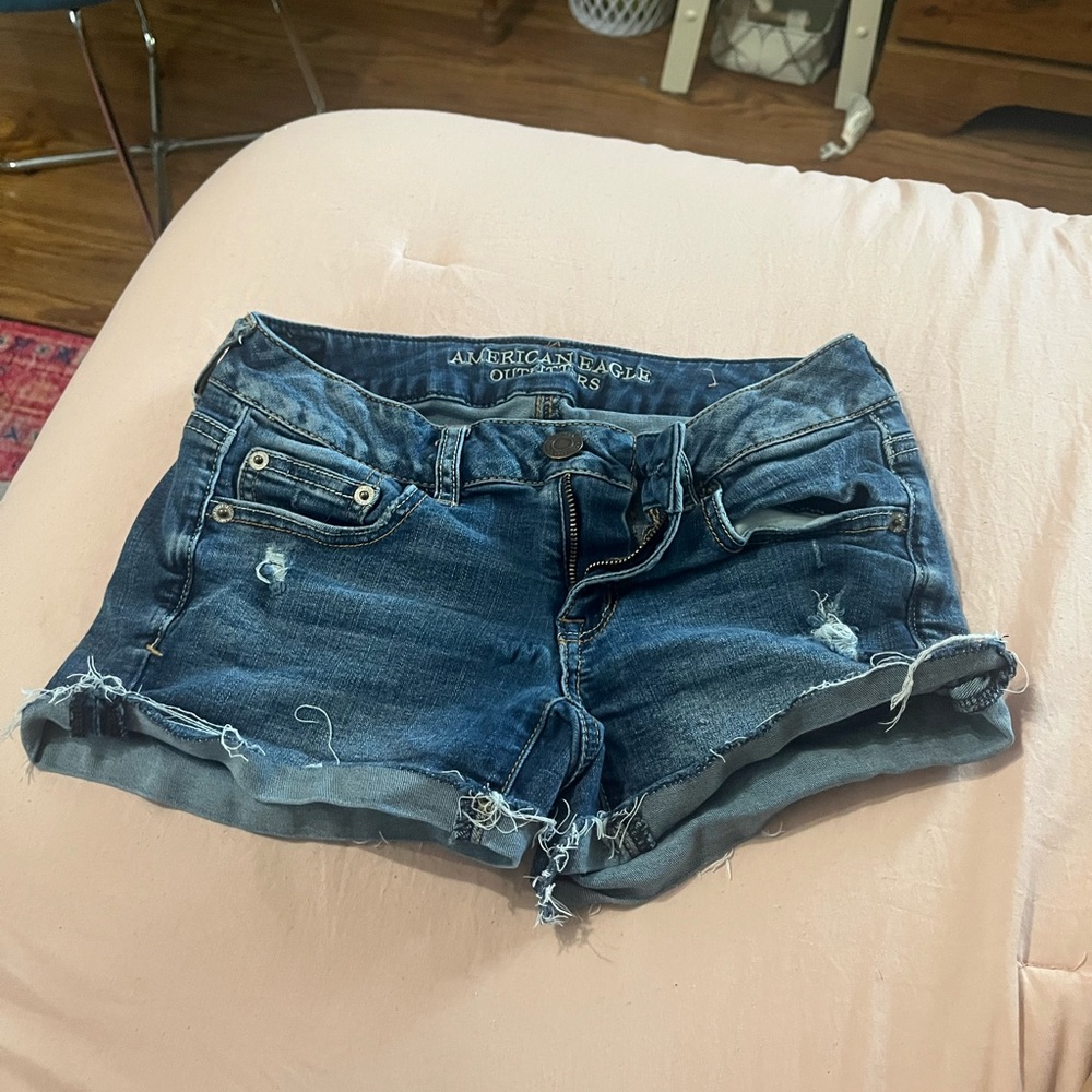 American Eagle Outfitters Women's Super Strech Jean Shorts